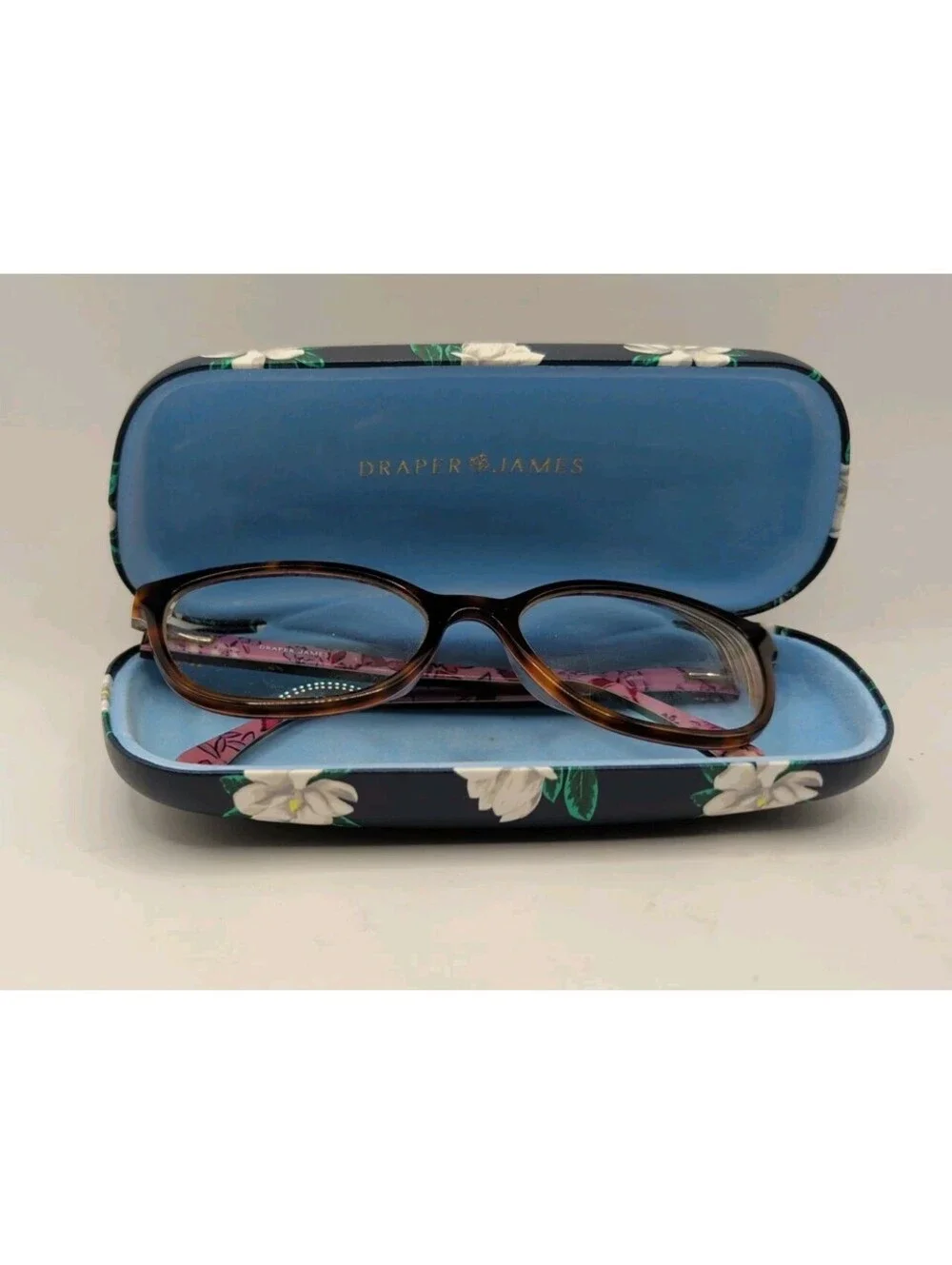 Draper James DJ5025 Eyeglasses Frames Women 54-17-140 Purple Tortoise Cat Eye